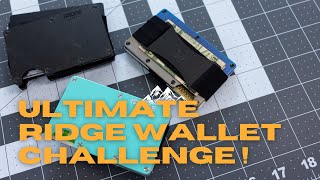 The Ultimate Wallet Challenge Ridge Ultra Slim with Discount Code edc ridgewallet [upl. by Matti]