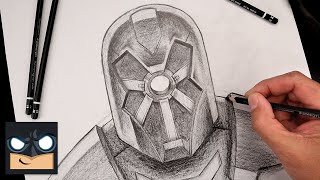 How To Draw Ironman 2099  Sketch Tutorial [upl. by Llenrub]