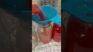 Canning tomato juice canningtomatoes farming asmr asmrsounds [upl. by Bate]