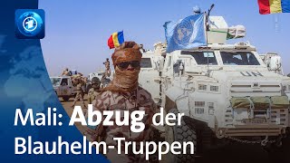 UNMission in Mali Abzug der Truppen [upl. by Bryn]