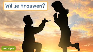 Wil je met me trouwen  Versjes  OKAN  NT2  Rijmpjes [upl. by Atileda868]