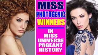 Miss Photogenic Winners in Miss Universe Pageant  What country has the most number of awards [upl. by Pincus697]