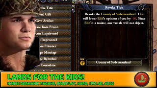 Crusader Kings 2 Roleplay  Unlanded Sons no longer  Lets Play Hard 2018  2020 [upl. by Hairym]