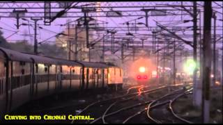 Early Morning Entry into Chennai Central meeting Kovai and Patna Express Aleppy Chennai Express [upl. by Jewelle]