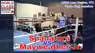 Paul Spadafora vs Floyd Mayweather Jr Sparring Session 1999 Las Vegas Nevada [upl. by Bertilla]