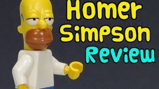 2014 Homer Simpson LEGO Minifigure Review  Series 13 CMF [upl. by Doane657]