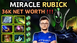 🔥 MIRACLE RUBICK Midlane Highlights 36K NET WORTH Insane Play 🔥 Insane Damage Amplification  Dota 2 [upl. by Avera]