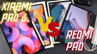 Xiaomi Pad 6 vs Redmi Pad [upl. by Poland]