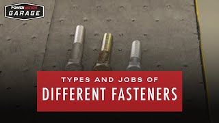 Types And Jobs Of Different Fasteners [upl. by Adnilym]