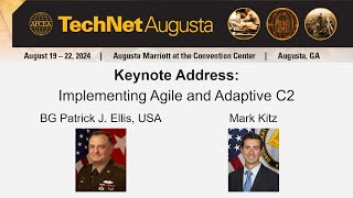 Keynote Address Implementing Agile and Adaptive C2 [upl. by Ettenaj]