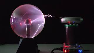 Tesla Coil and Plasma Ball  133 Anniversary Video of Nikola Tesla 1st Demo  Northern Lights [upl. by Dao786]