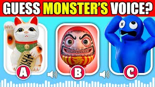 Guess the MONSTERS VOICE GODS WILL  Canon Mode  Rainbow Friends Chapter 2 [upl. by Onairotciv]