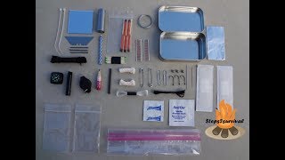 Bushbender Pocket Survival Kit Best altoids kit yet [upl. by Loni]