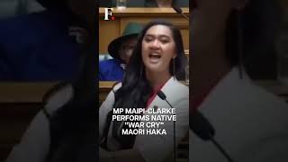 Watch New Zealand MP Performs Native quotWar Cryquot Maori Haka In Parliament  Subscribe to First Post [upl. by Bertasi]