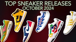 Top Sneakers Releases For October 2024 [upl. by Yelruc515]