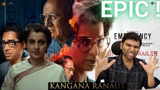 Emergency Official Trailer Reaction  Kangana Ranaut [upl. by Olenka100]