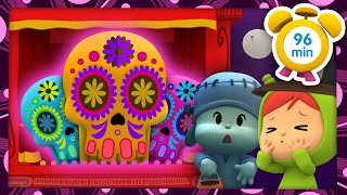 💀POCOYO in ENGLISH  HALLOWEEN THE SKELETON DANCE 96 min Full Episodes VIDEOS amp CARTOONS for KIDS [upl. by Hartwell]