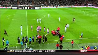 Cristiano Ronaldo red card Copa del Rey [upl. by Eekaz]