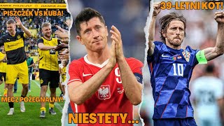 Polska przegrała z Chorwacjąa 39letni Modrić jest niesamowity Mecz pożegnalny Kuba vs Piszczek [upl. by Esojnauj]