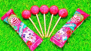 Rainbow Candy Lollipop Unpacking ASMR Videos [upl. by Aneela]