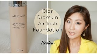 Dior Diorskin Airflash Foundation Review  Demo  Foundation Fridays  E for Beauty [upl. by Dann]