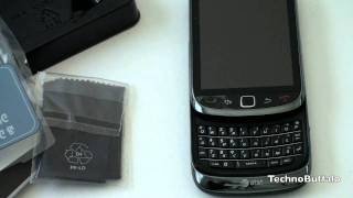 Blackberry Torch 9800 Unboxing [upl. by Nimrahc942]