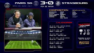 Match Center  Paris SaintGermain vs Strasbourg [upl. by Samuela]