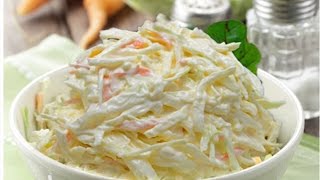 Coleslaw recipe  3 tips for worlds best slaw [upl. by Rolyab]