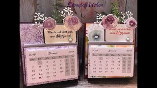 Tischkalender mit Notizzettelhalter [upl. by Adley]