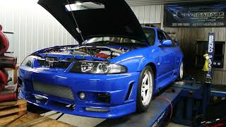 HKS VCam R33 Skyline GTR Dyno Session [upl. by Amhsirak]