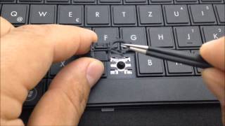 How to  Individual Laptop Keyboard Keys Fix Repair Installation Guide HP Compaq Pavilion HD [upl. by Bard]