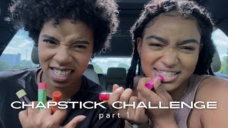 chapstick challenge  part 1 [upl. by Worrad]