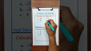 Examen de admisión  😔✌️ ingedarwin matematicas [upl. by Goldshell]