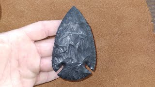 AWESOME Arrowhead Dart and Spearpoint From Seneca Relics flintknapping SenecaRelics flintridge [upl. by Lenhart]