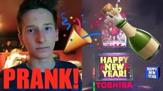 FAKE COUNTDOWN ON NEW YEARS EVE PRANK [upl. by Lathan419]