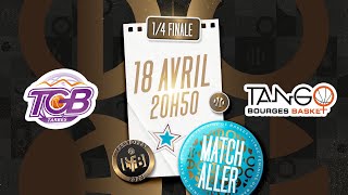 PLAYOFFS LFB 2024  Tarbes  Bourges  14 aller [upl. by Kathlin]