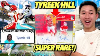 The SUPER RARE TYREEK HILL rookie autographs are in these 500 boxes 😳 [upl. by Ahsitauq]