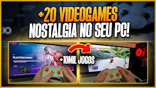 Mais de 10 MIL Jogos no seu PC com esse Sistema Multijogos MELHOR EMULADOR MULTIJOGOS para PC 2023 [upl. by Jenica]