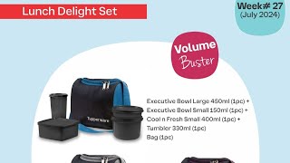 Tupperware  Lunch Delight Set 2024 [upl. by Akitahs]