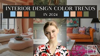 The Hottest Color Trends for 2024  Interior Design [upl. by Ahseniuq]