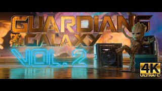 Guardians of the Galaxy Vol 2 4KSONG Mr Blue Sky ARTISTELOIntro amp creditsout of the wayGroot [upl. by Iturk]