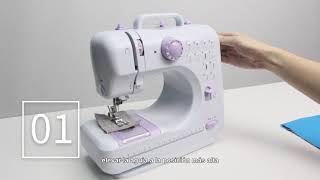 Video tutorial de la máquina de coser doméstica FHSM505 [upl. by Lucita]