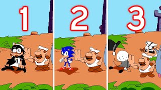 If Pizza Tower had more endings  Peppina Ramen Sam Jam amp Sonic the hedgehog Pizza Tower mods [upl. by Vidovic857]