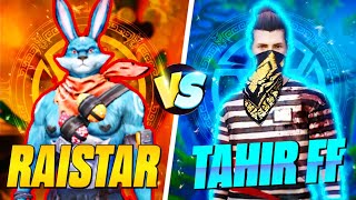 RAISTAR vs TAHIR FF 🔥🍷😱  Raistar vs Tahir FF 1vs1 Custom room  raistarvstahir freefire video [upl. by Valtin]