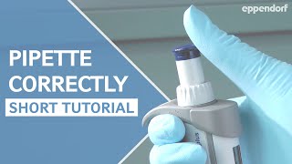 How to pipette correctly – a short stepbystep introduction into proper pipetting [upl. by Ehsom]