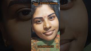 Eyebrow shaping Permanent EyebrowEyebrow before and after Trichy best tattoo Tattoo shop trichy [upl. by Aerdnac]