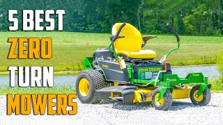 TOP 5 Best Zero Turn Mowers 2024  Best For You [upl. by Saber]