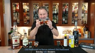 How to make the Old Fashioned vs Baconinfused Old Fashioned  Boozing with Boomers Episode 19 [upl. by Francene]