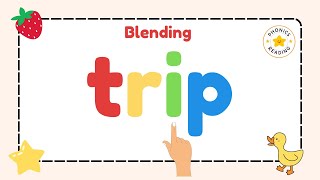 Blending Lesson 4  Reading Practice phonicsreading [upl. by Marigold142]