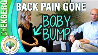 Pregnancy Back Pain Relief  Low back pain sacral pain amp sciatica [upl. by Weisburgh721]